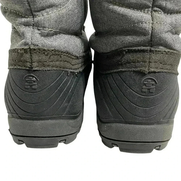 Kamik SNOWVALLEY Winter Boots 8 Grey Faux Fur Waterproof Thinsulate Insulation - Picture 7 of 15